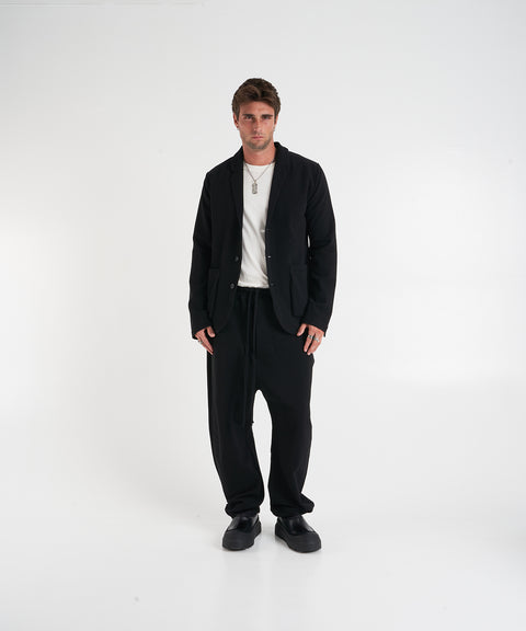 Blazer monopetto in maglia