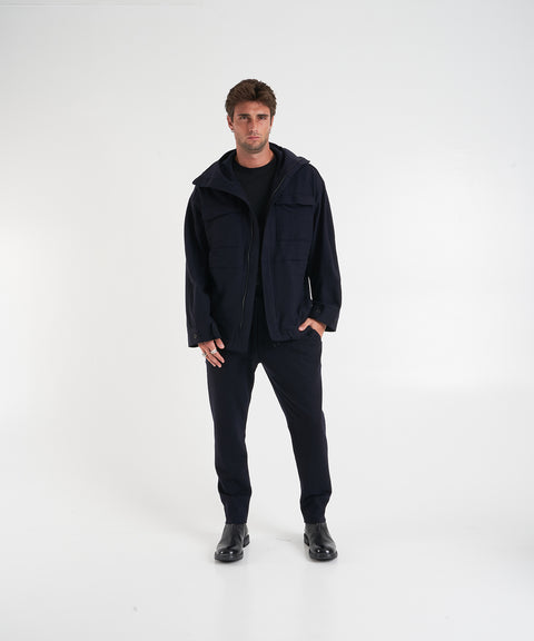 Saharajacke mit Kapuze