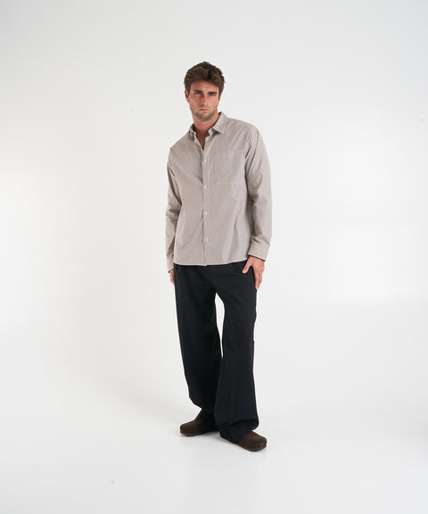 Gestreiftes Hemd 'Satoshi'