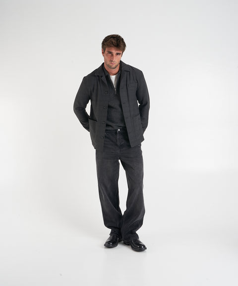 Overshirt in glencheck