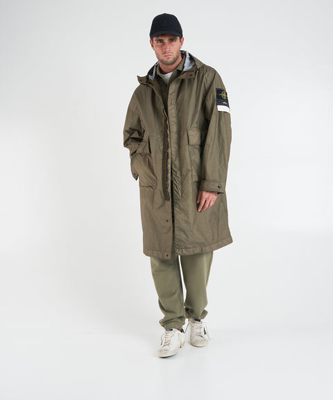 Parka mit Logoetikett