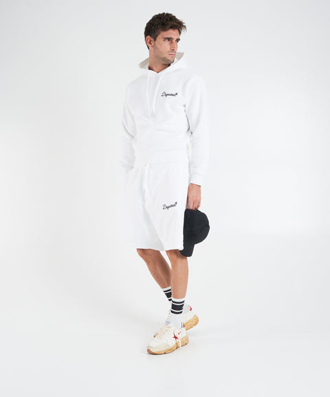 Shorts mit Logostickerei