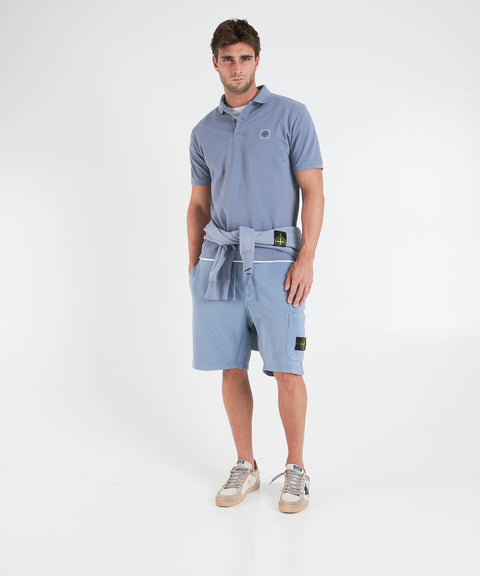 Shorts mit Logoetikett