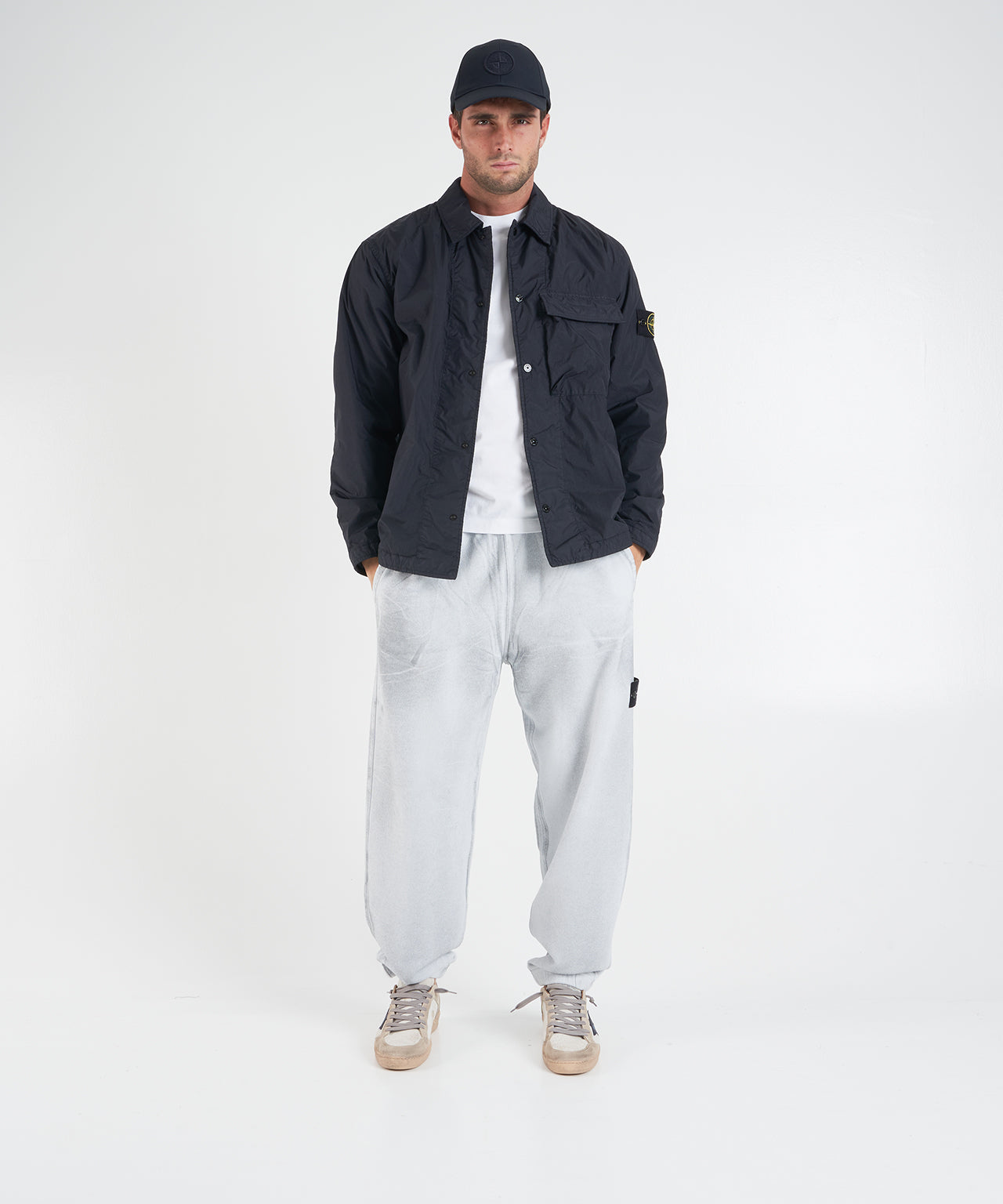Stone Island Padded overshirt Blue Men – MAXIMILIAN.it