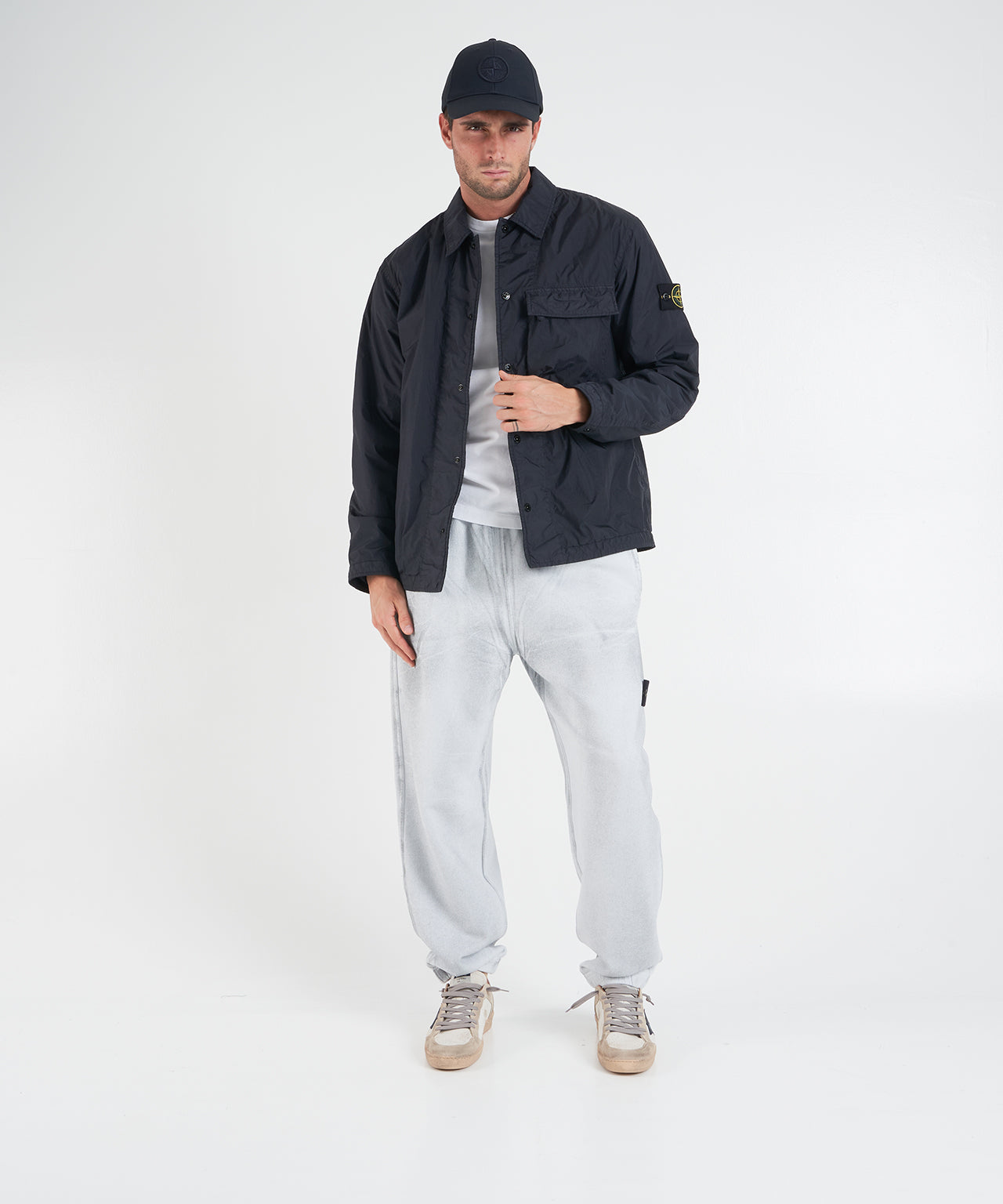 ジャケット・アウター STONE  14aw PADDED OVERSHIRT Stone Island Padded overshirt Blue Men – MAXIMILIAN.it