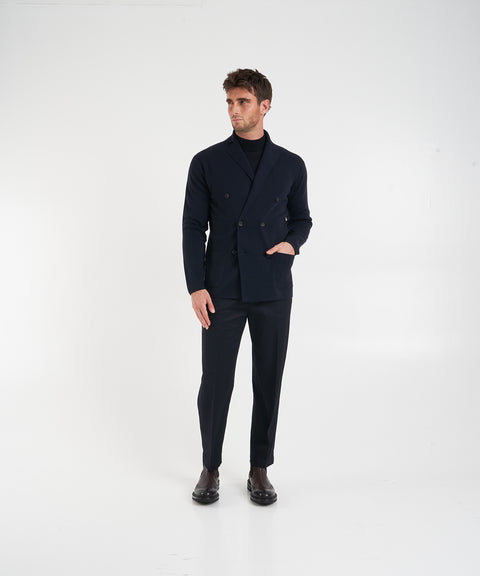 Maglione in maglia con collo alto