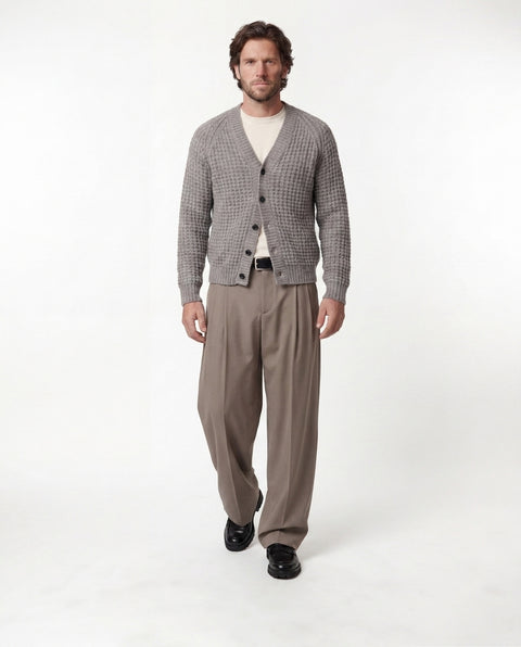 Cardigan in alpaca