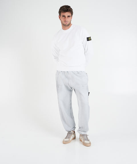 Felpa con etichetta logo