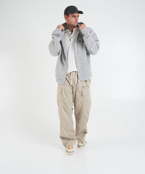 Felpa con cappuccio e zip