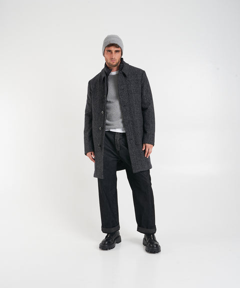 Glencheck coat
