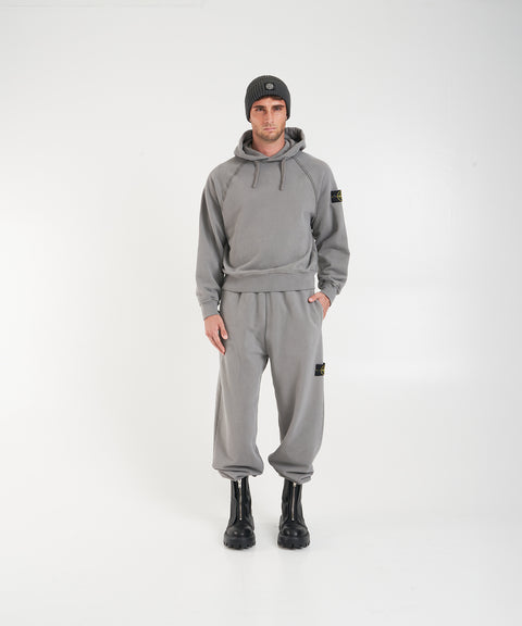 Felpa con cappuccio e logo