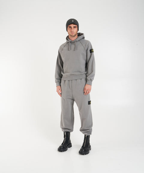 Felpa con cappuccio e logo