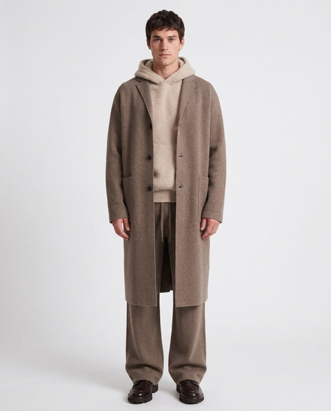 Cappotto con tasche a toppa