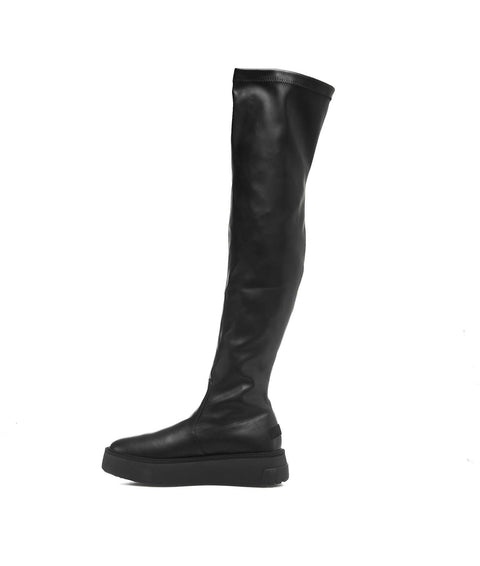 Stretch over knee boots #nero
