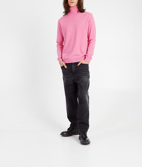Maglione con dolcevita #pink