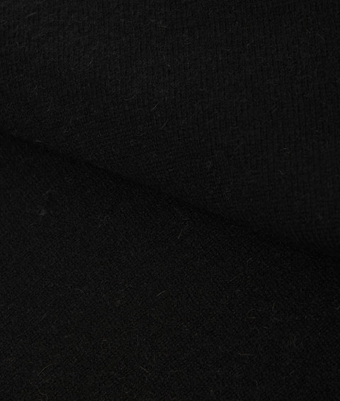 Sciarpa a maglia reversibile #nero