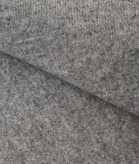 Sciarpa a maglia reversibile #grigio