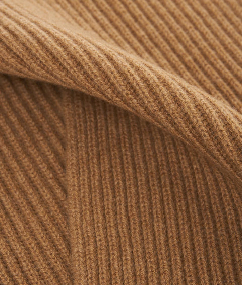 Sciarpa in maglia #marrone