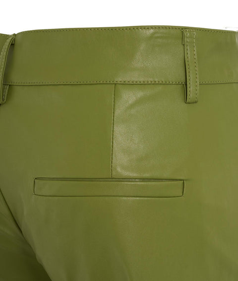 Pantalone in eco pelle "Biba" #verde