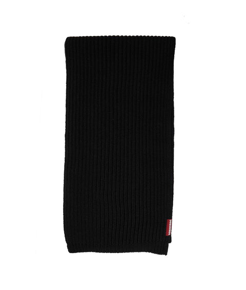 Berretto e sciarpa in maglia #nero