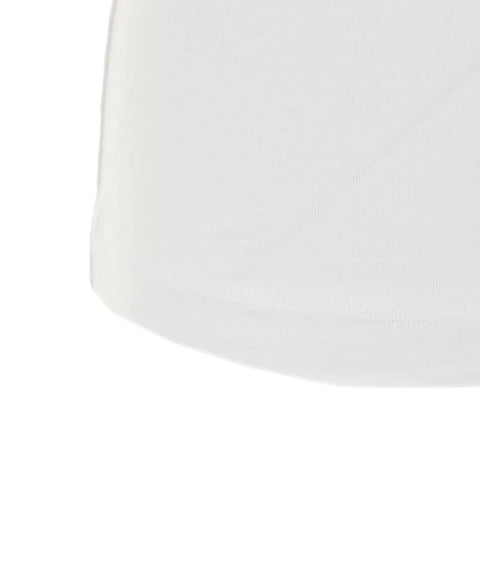 T-shirt con ricamo del logo #bianco