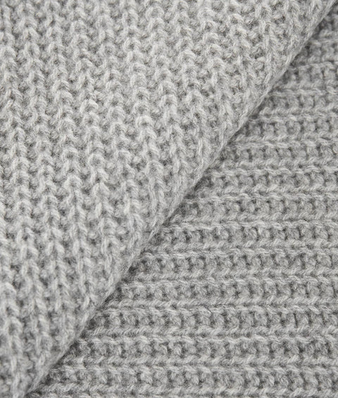 Sciarpa a maglia #grigio
