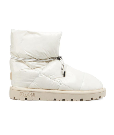 Boots "Pillow Shiny" #bianco