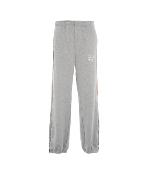 Pantaloni in felpa con logo #grigio