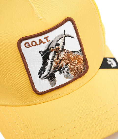 Baseball cap "G.O.A.T" #giallo