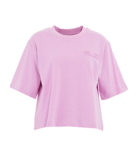 Cropped T-shirt "Jian" #pink