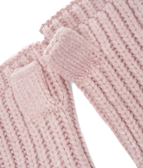 Guanti in maglia #pink