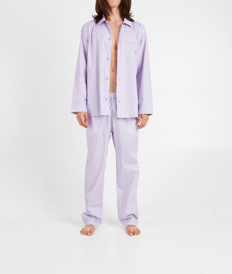 Camicia pigiama "Lavender" #viola