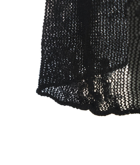 Pantaloni a mesh "Gotic" #nero