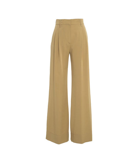 Pantaloni a pieghe "Kel" #marrone