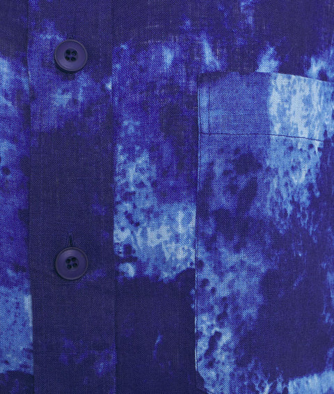 Camicetta tie-dye #blu