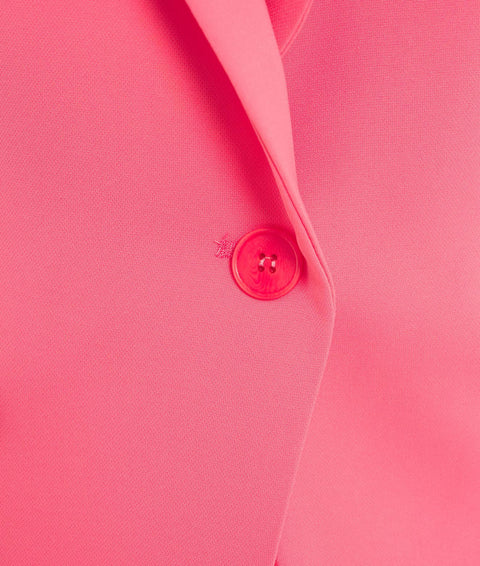 Blazer con chiusura a un bottone #pink