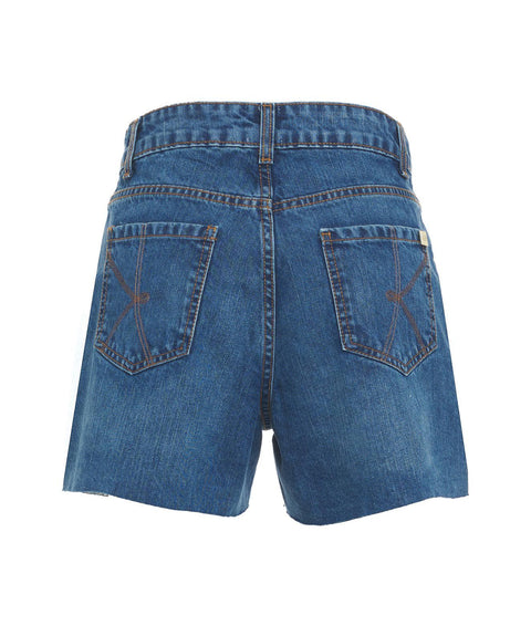 Shorts in denim #blu