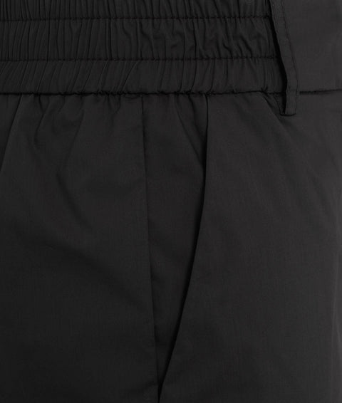 Pantaloni con fascia elastica in vita #nero