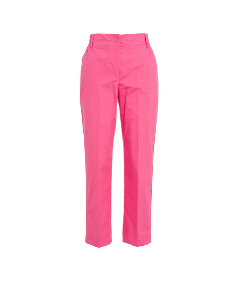 Pantaloni con fascia elastica in vita #pink