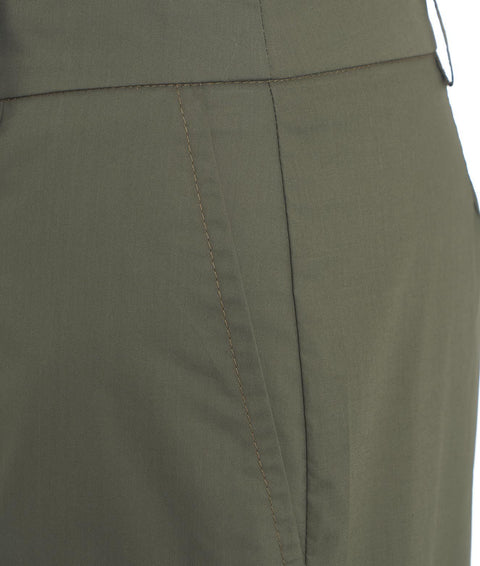 Pantaloni cargo svasati #verde