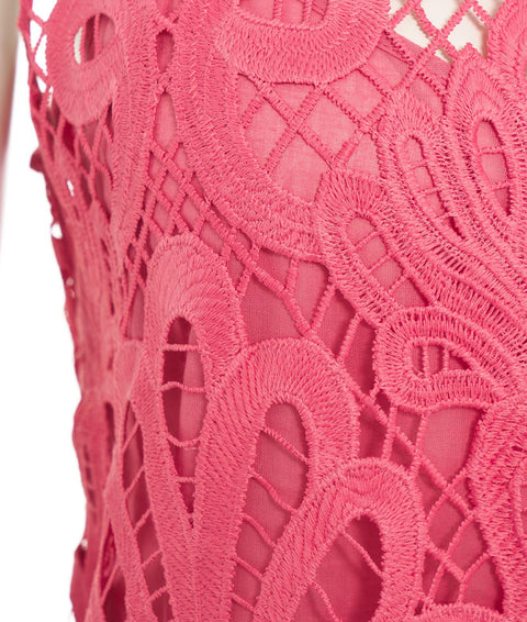 Abito in pizzo #pink