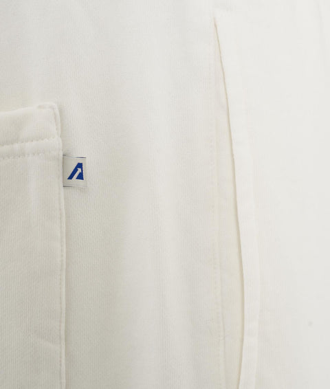 Pantaloni da jogging con tag logo #bianco