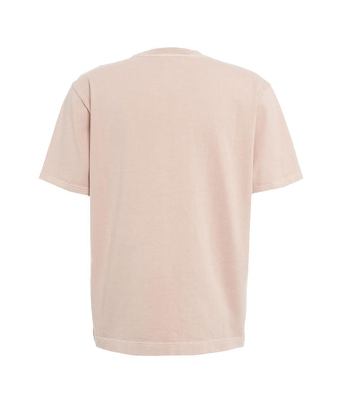 T-shirt con logo ricamato #rosa