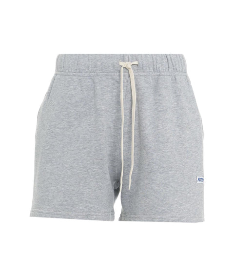 Shorts con logo #grigio