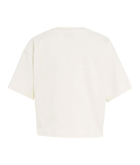 T-shirt cropped #bianco