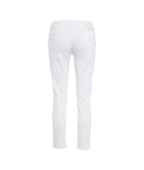 Straight leg jeans "Rose" #bianco