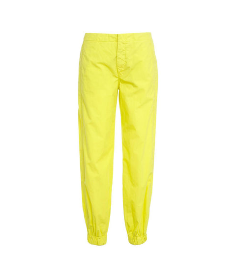 Pantaloni con polsini "Anan" #giallo