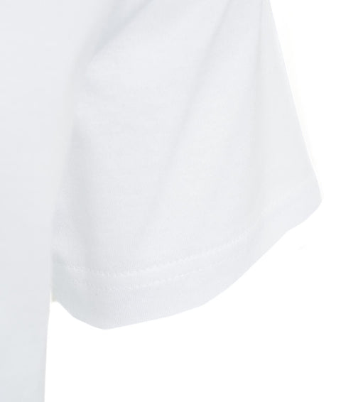Maglietta con patch logo #bianco
