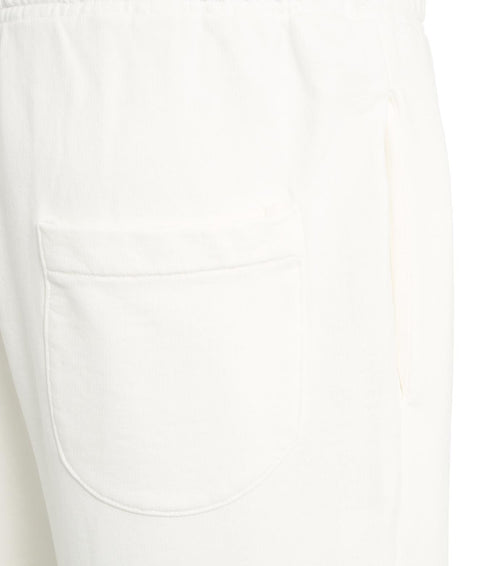 Pantaloni in felpa con stampa #bianco