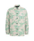 Giacca con stampa tropicale #verde